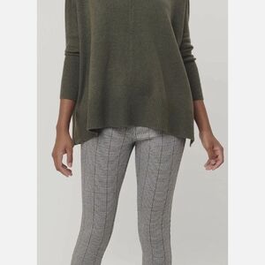 LOFT Houndstooth and Plaid Trousers